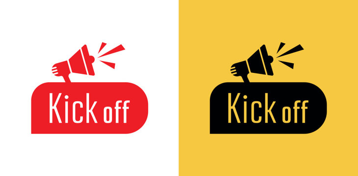 kick off sign	