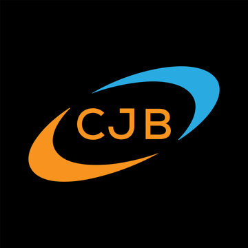Dynamic Tech Logo Design with CJB Letters and Abstract Motion Elements &ndash; Modern Business Identity .CJB Letter Logo.
