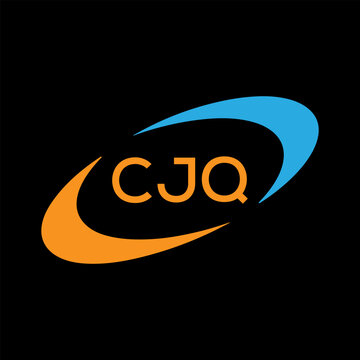 Dynamic Tech Logo Design with CJQ Letters and Abstract Motion Elements &ndash; Modern Business Identity .CJQ Letter Logo.
