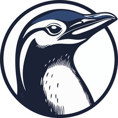 full-shot of a Penguin Beak icon The background c