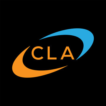 Dynamic Tech Logo Design with CLA Letters and Abstract Motion Elements &ndash; Modern Business Identity .CLA Letter Logo.
