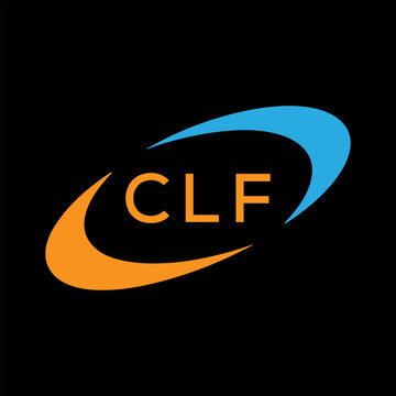Dynamic Tech Logo Design with CLF Letters and Abstract Motion Elements &ndash; Modern Business Identity .CLF Letter Logo.
