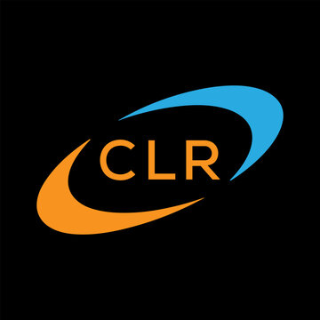Dynamic Tech Logo Design with CLR Letters and Abstract Motion Elements &ndash; Modern Business Identity .CLR Letter Logo.
