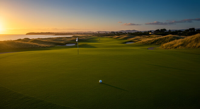 Golden hour golf course (2)