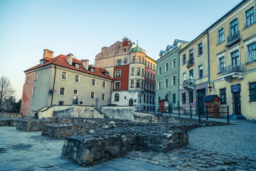 Kamienice na Starym Mieście w Lublinie.  © fotozen