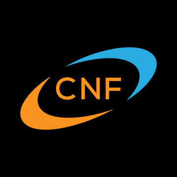 Dynamic Tech Logo Design with CNF Letters and Abstract Motion Elements &ndash; Modern Business Identity .CNF Letter Logo.
