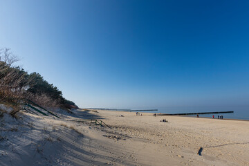 Plaża w Dziwnówku. 