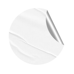 Blank  Texture  For Sticker Mockup