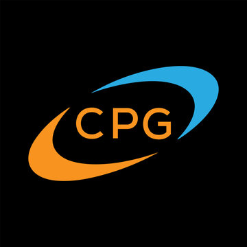 Dynamic Tech Logo Design with CPG Letters and Abstract Motion Elements &ndash; Modern Business Identity .CPG Letter Logo.
