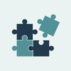 Fototapeta premium jigsaw puzzle pieces