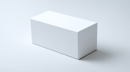 White rectangular block on light background. High quality
