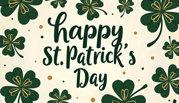 Modern Celtic-Inspired St. Patrick’s Day Typography