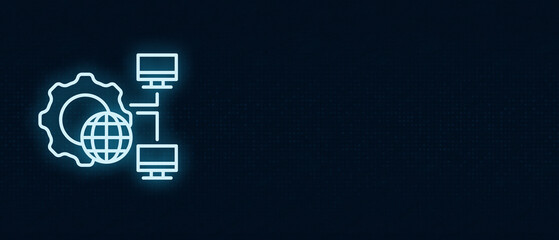 Fototapeta premium Deliver fast, reliable, and secure connectivity with advanced Internet Services