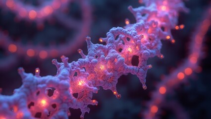 Fototapeta premium Cell Art Scene Picture