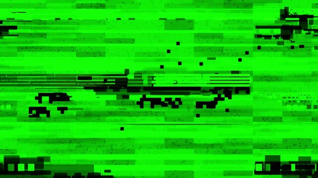 green screen analog static glitch effect animation grunge abstract background, overlay for scratch, old film, retro vintage and transitions - Powered by Adobe