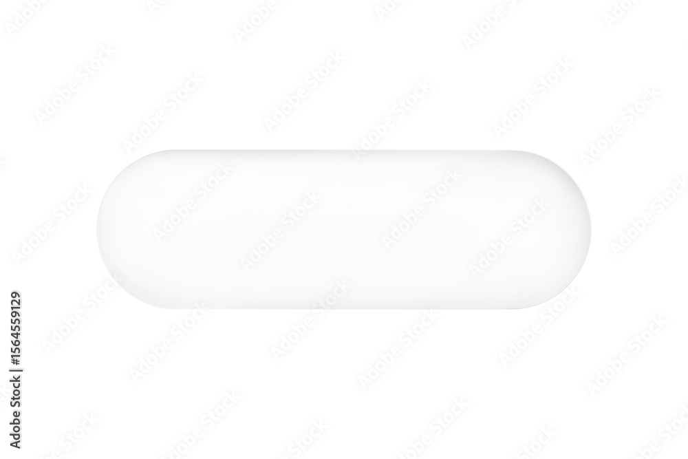 Fototapete liquid glass rounded panel isolated png. transparent ui element for modern web and app interface des
