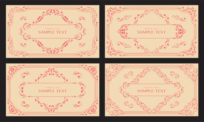 アンティーク　ビンテージ　フレーム飾り枠
