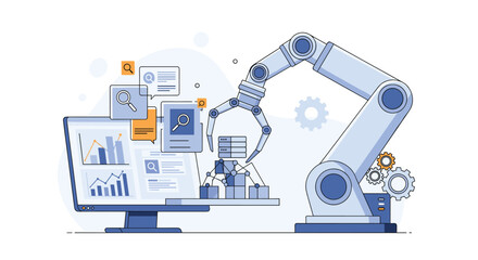 Automated industrial robotic arm technology for efficient manufacturing processes