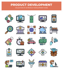 Product Development Icons: 25 Essential Icons for Business Growth