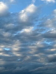 blue sky with clouds