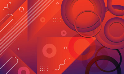 Abstract Gradient Geometric Background. Abstract design template for landing page, book covers, brochures, flyers, magazines, banners, headers, presentations, and more.