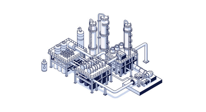Advanced power generation equipment industrial plant design and engineering concepts