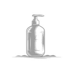 Hand Sanitizer or Soap Dispenser Illustration