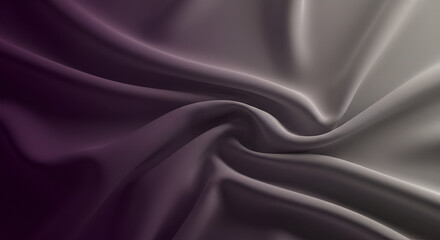 Obraz premium Draped fabric in shades of purple and gray