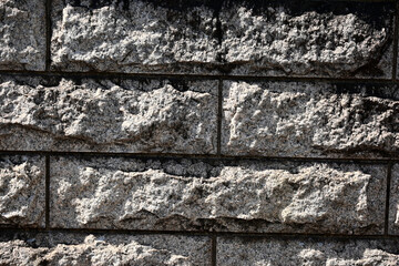 石材ブロック塀