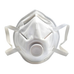 N95 Respirator Mask isolated on a white background, isolated on white background