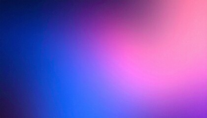 Fototapeta premium Blurred color gradient purple pink blue grainy color gradient background dark abstract backdrop banner poster card wallpaper website header design