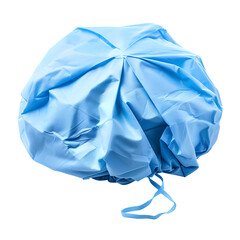 Blue Surgical Drape, isolated on white background
