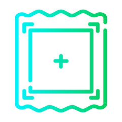 frames Line Gradient Icon
