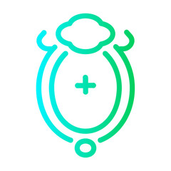 frames Line Gradient Icon