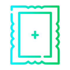 frame Line Gradient Icon