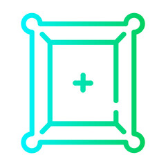 frames Line Gradient Icon