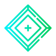 frames Line Gradient Icon