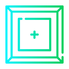 frames Line Gradient Icon