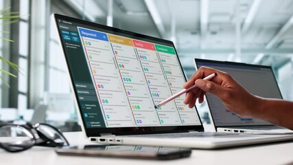 Agile Software Scrum Schedule Content Calendar
