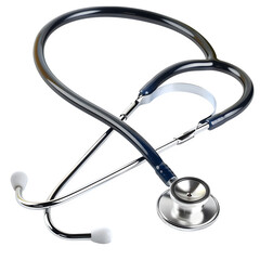 Stethoscope isolated on white, isolated on white background