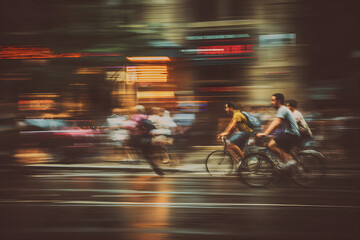 The Pulse of a City: Capturing the Essence of Urgency in Urban Movement During a Busy Rush Hour