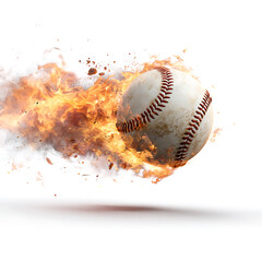 Flaming Baseball