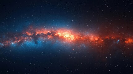 Naklejka premium Cosmic Nebula: Celestial Wonders