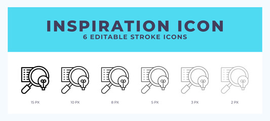 Inspiration line icon. High quality icon symbol for web design. App