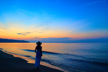 Fototapeta premium 夕凪のマジックアワー