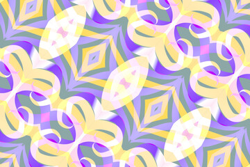 gradient line art pattern of indonesian culture traditional tenun batik ethnic dayak ornament	
