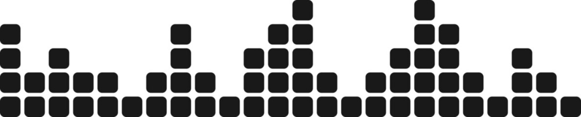 Audio Wave Silhouette