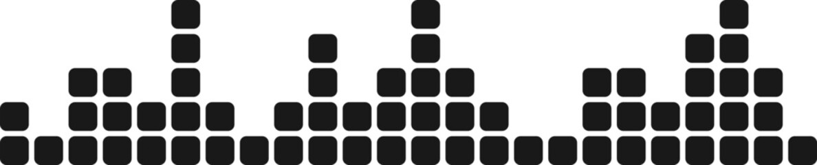 Audio Wave Silhouette