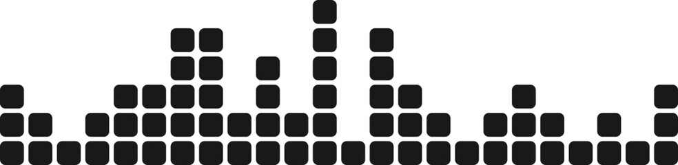 Audio Wave Silhouette