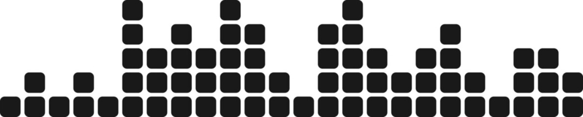 Audio Wave Silhouette